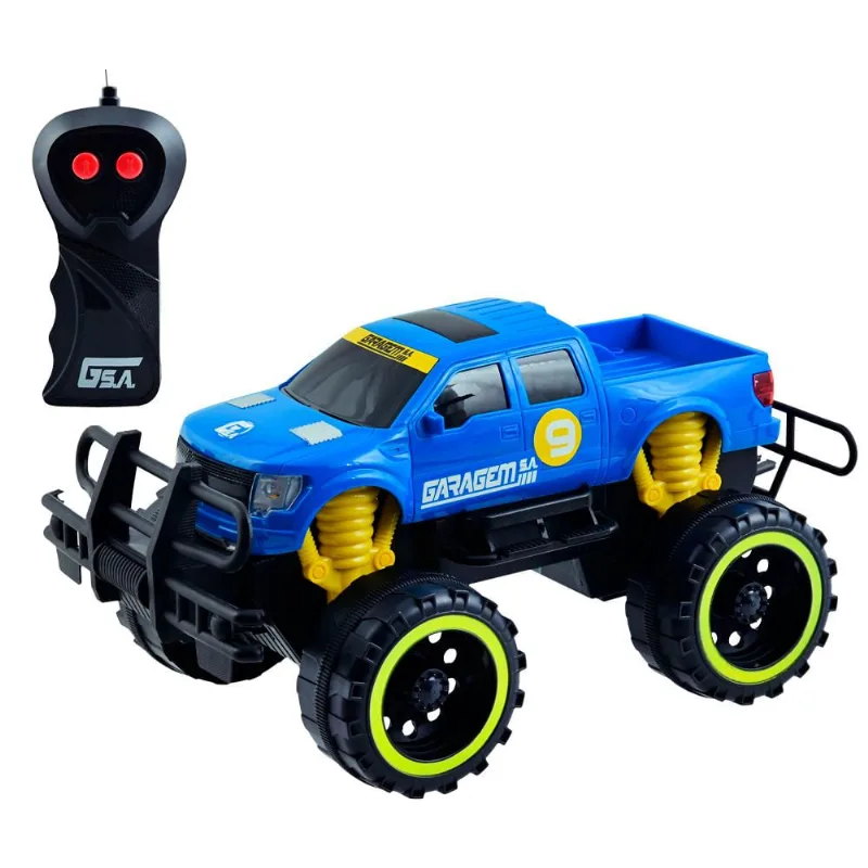 Veiculo Brave Driver - 3 Func - Pilhas - Azul