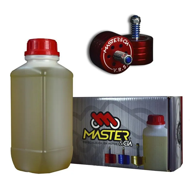 Kit Suspensão Vrs Válvula + Óleo Crf230 Cross Vermelha