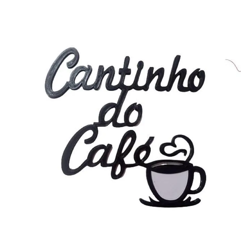 Decoração Placa Cantinho Do Café Parede Decorativo Aplique