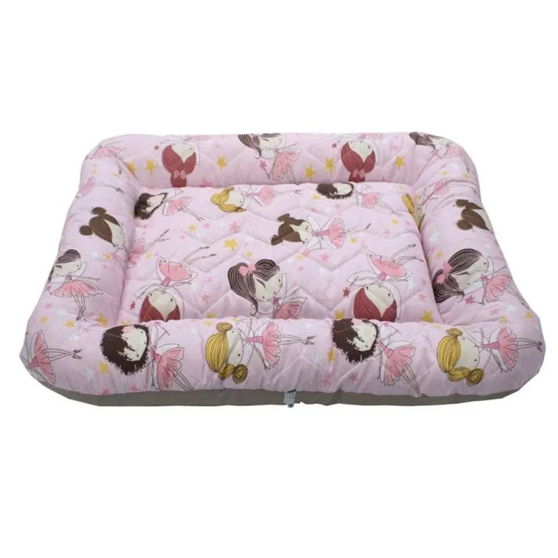 Cama para Cachorro Gato M 46cmx32cm Matelassê Pet Soft Tecelagem Damata Leka