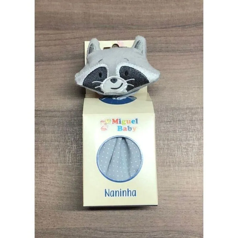 Naninha Miguel Baby Cor: Guaxinim Azul