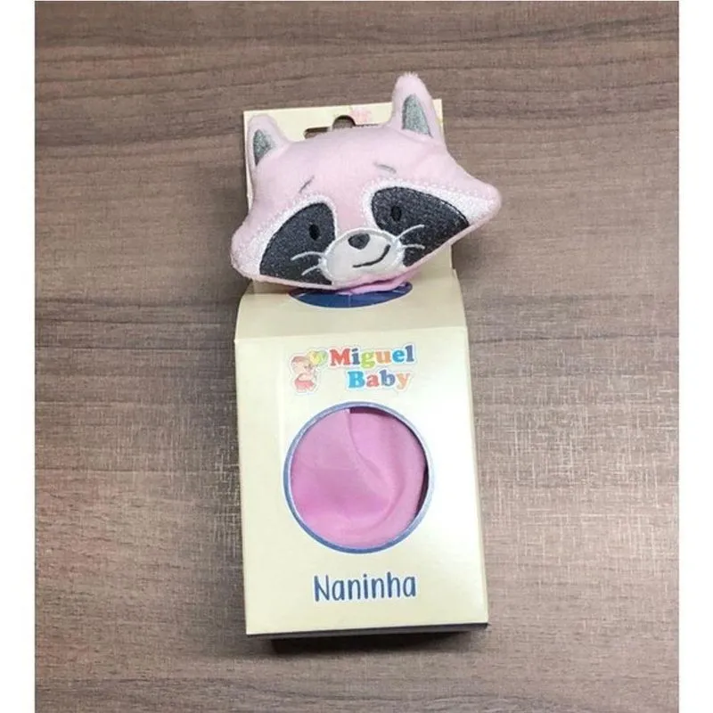 Naninha Miguel Baby Cor: Guaxinim Rosa