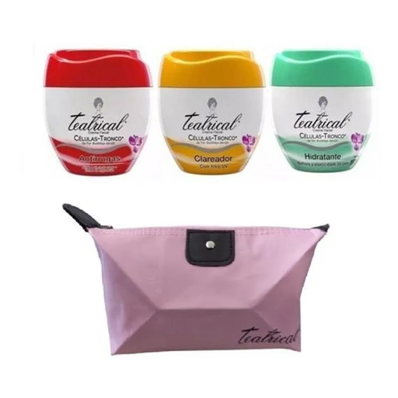 Teatrical Creme Hidratante/clareador/antirrugas + Necessaire