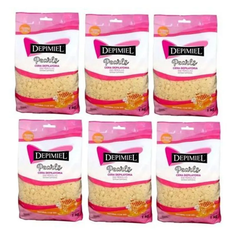 Cera Depilatoria Depimiel Caixa Com 06 Kg Escolha Fragrância