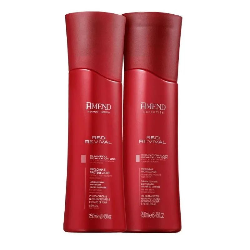 Amend Kit Red Revival Shampoo + Condicionador 250ml