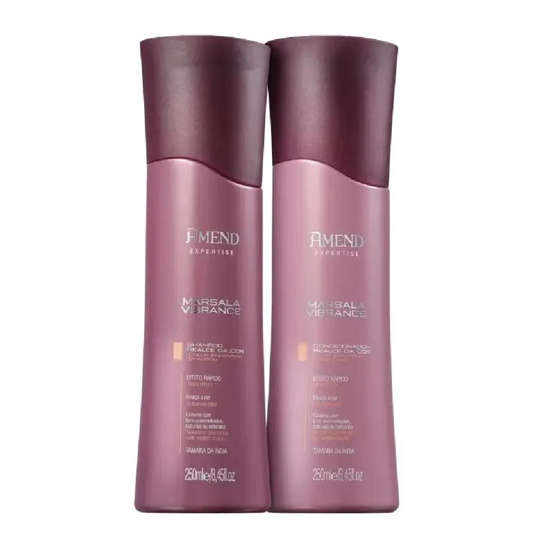 Amend Marsala Vibrance Kit Shampoo + Condicionador 250ml