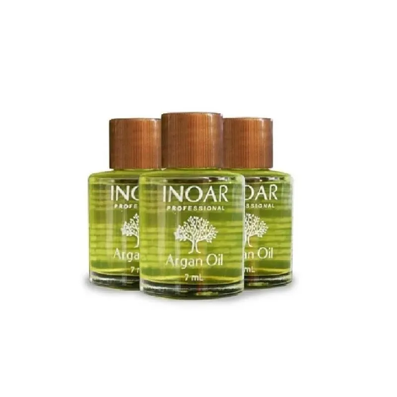 Inoar Kit 3 Unid Óleo De Argan Oil 7Ml