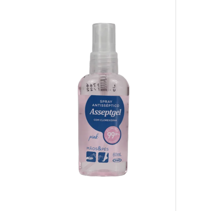 Spray antisseptico asseptgel pink 60ml