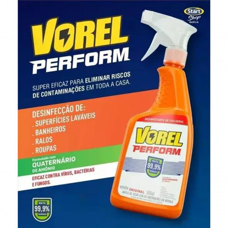 Desinfetante Vorel Perform Spray Original 500ml