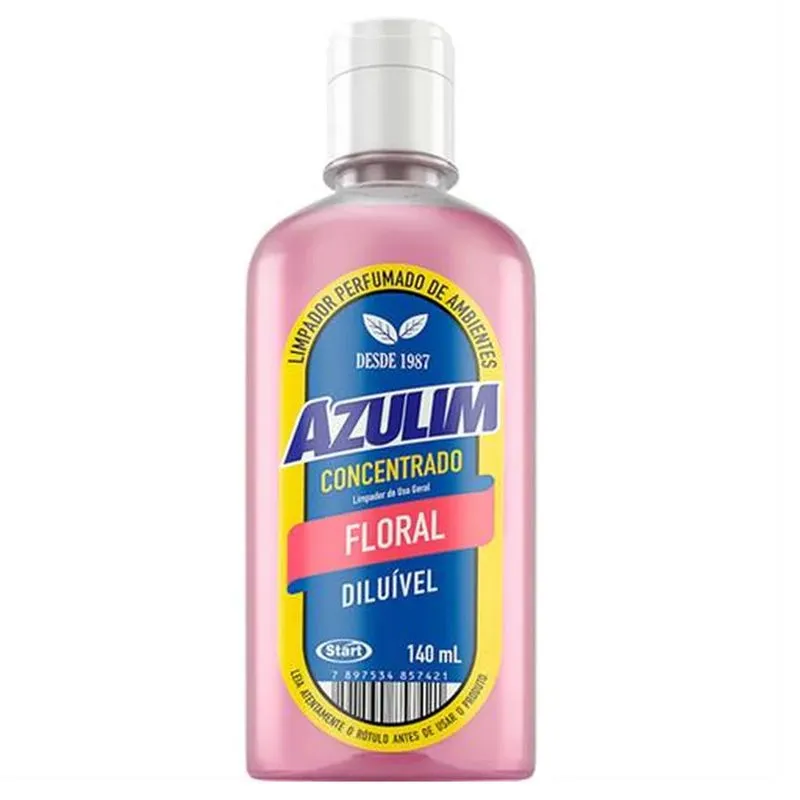 Limpador Perfumado Concentrado Azulim Diluível Floral 140ml