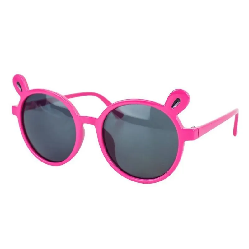 Óculos Infantil Rosa Flexível Criança Luxo Moda G5