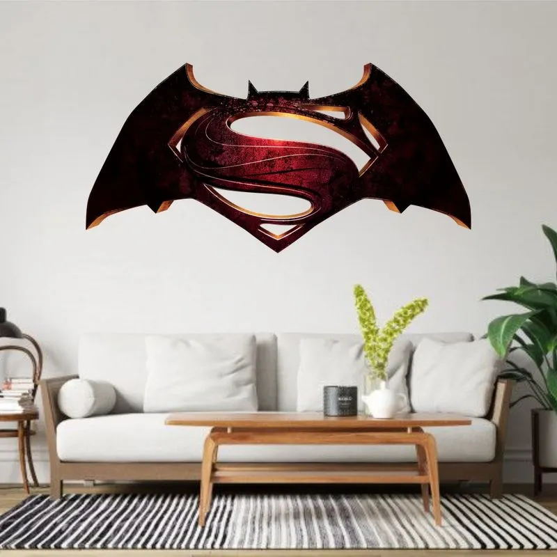 Adesivo de Parede Batman x Superman