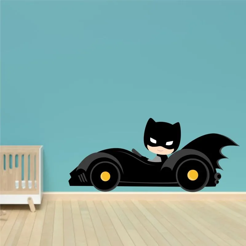 Adesivo de Parede Infantil Batmóvel