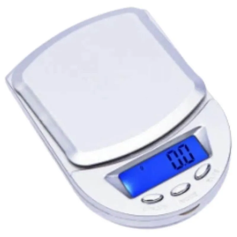 Mini Balança Digital De Bolso Até 500G Alta Precisão Para Joias E Dieta Cozinha Alimentos