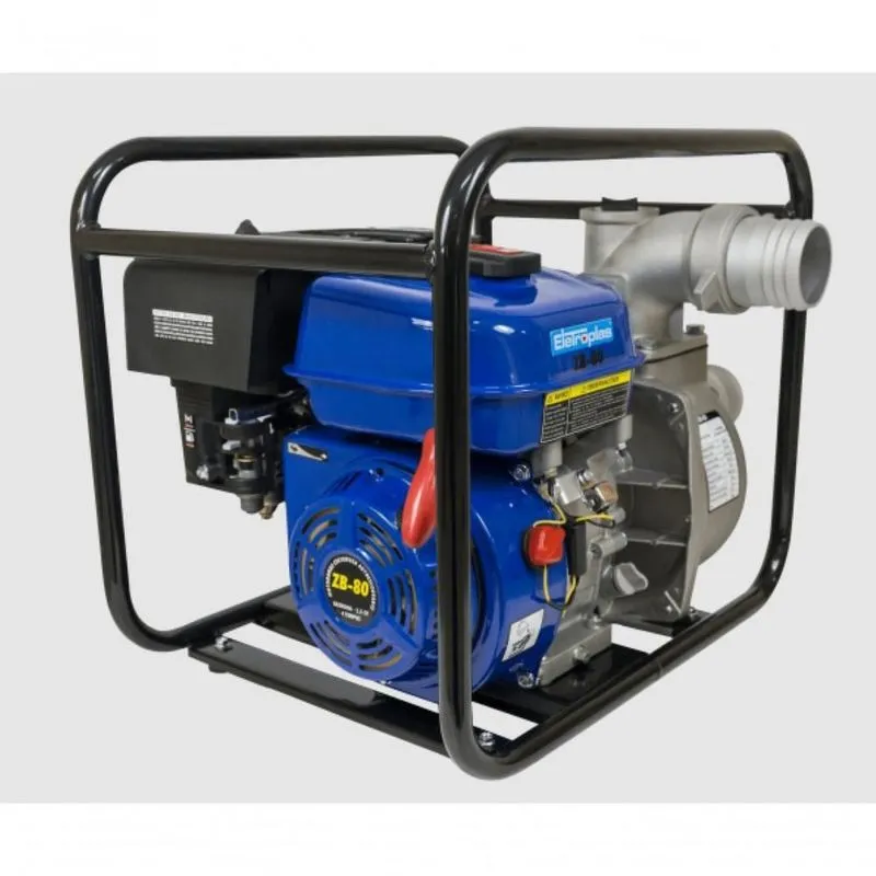 Bomba Centrífuga Autoescorvante Gasolina 5.5cv Zb80-3'' Eletroplas