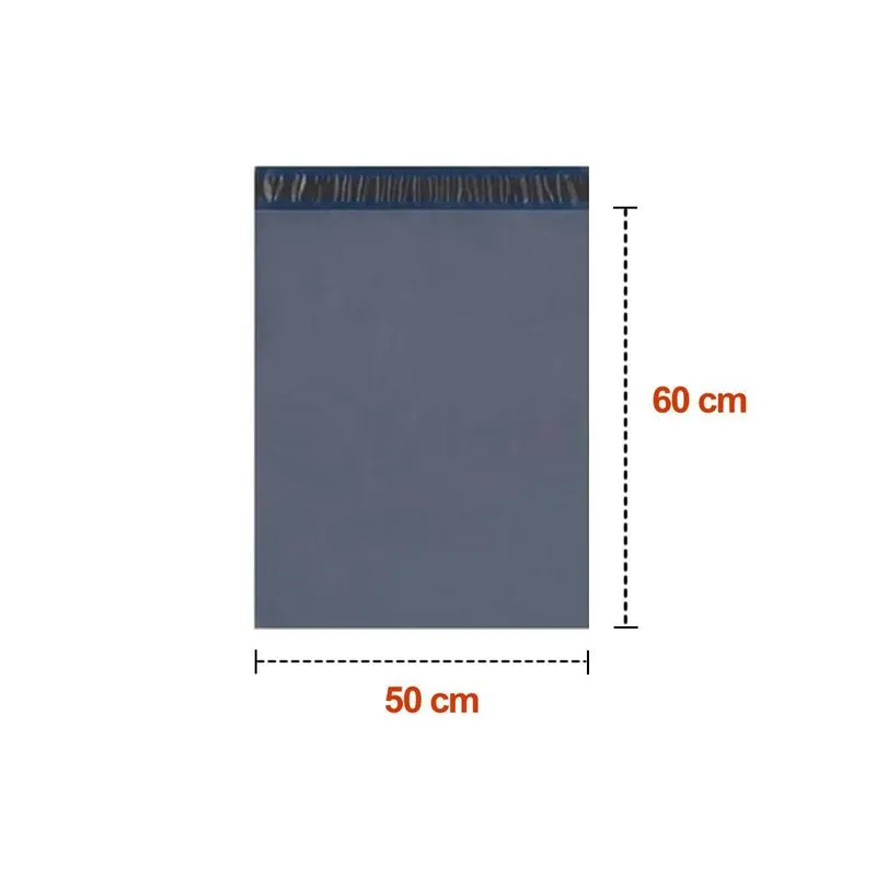 Embalagem De Segurança Cinza 50x60 Kit 20