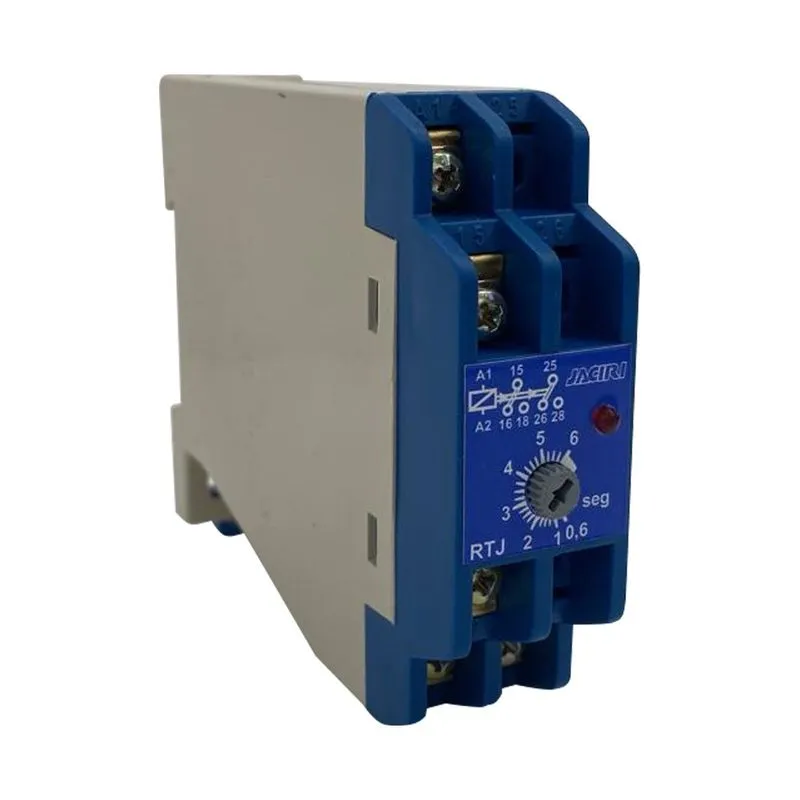 Rele Temporizador Retardo na Energização Modelo Leve Compacto Rtej-2r 110vca 06 Segundos