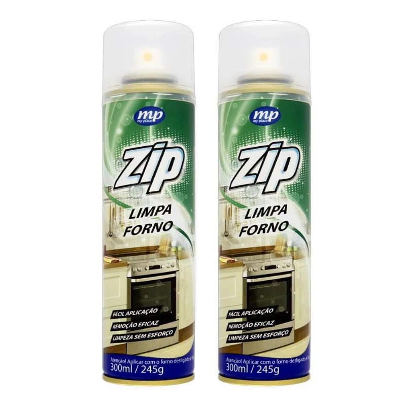 2 Und Limpa Forno Fogão Spray Ddesengordurante 300ml 245g