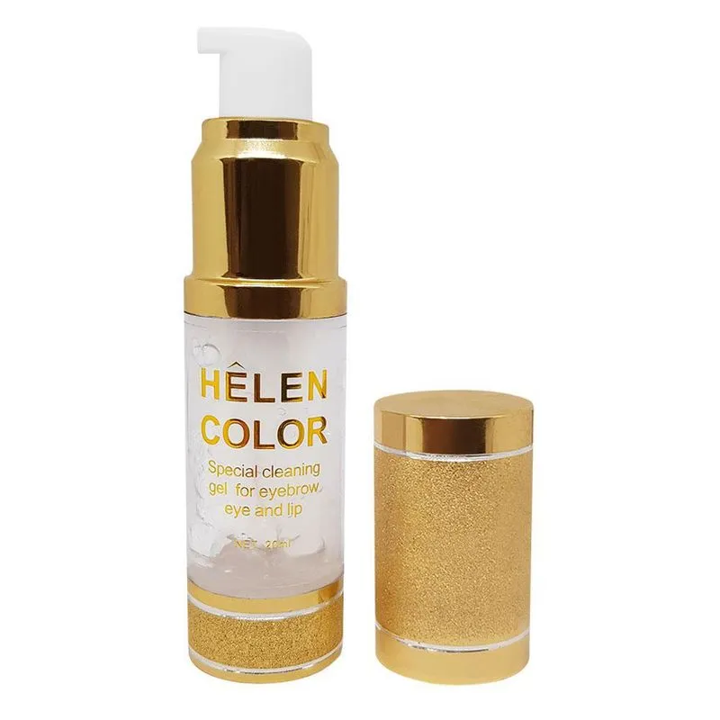 Gel Limpeza De Cilios Sobrancelha Remove Maquiagem Gold 20ml