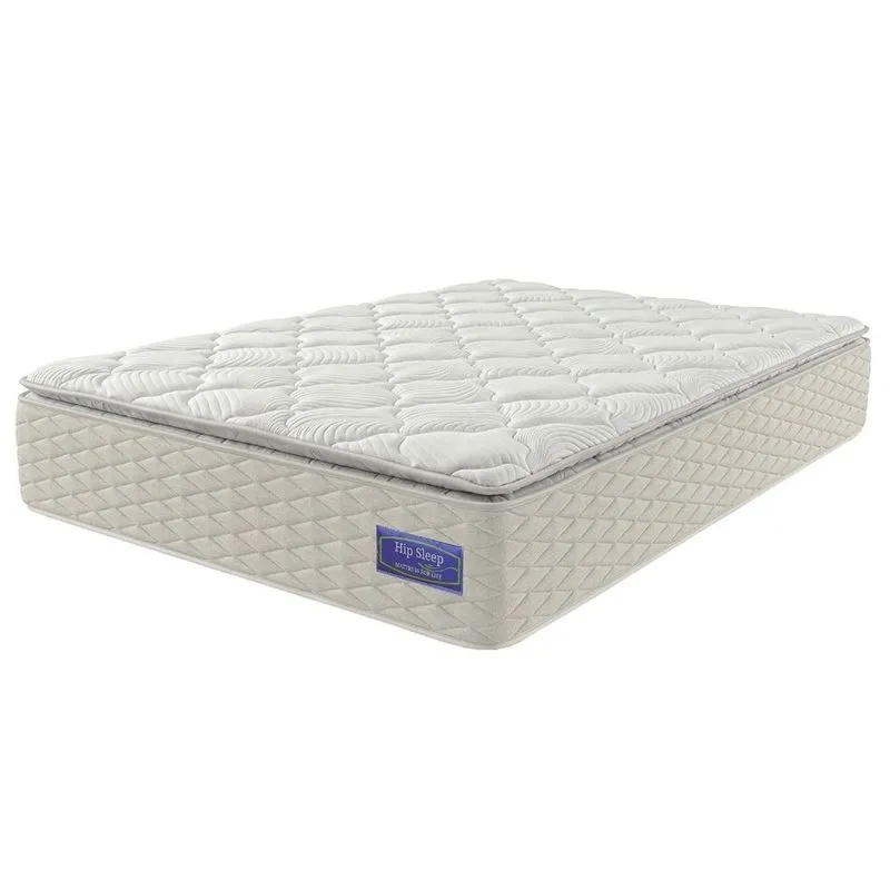 Colchão Casal Ortopédico Atena Molas Ensacadas Pillow Top 138x188x38cm Hip Sleep