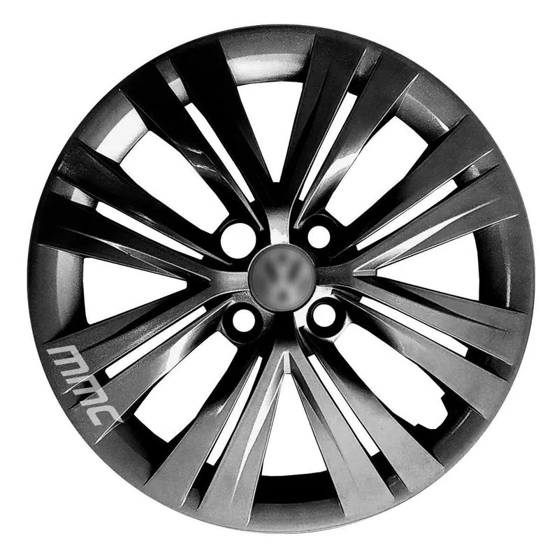 1x Calota Gol Saveiro Voyage G7 2023 Aro 15 Black Novo 250cp
