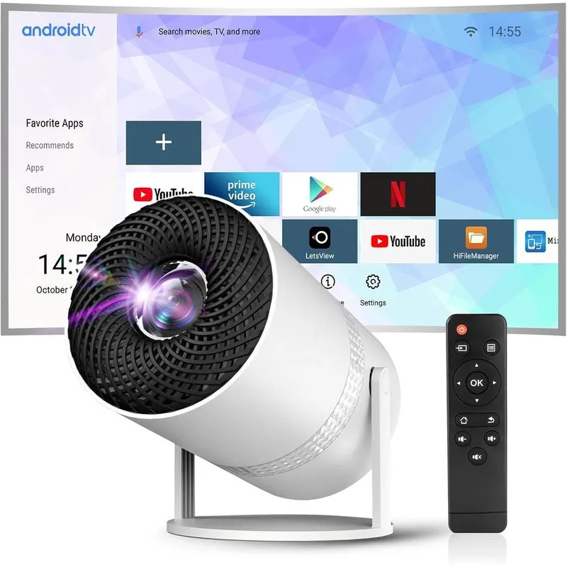 Projetor Com Bt 5.1, 2.4g/5g Com Usb E Hdmi