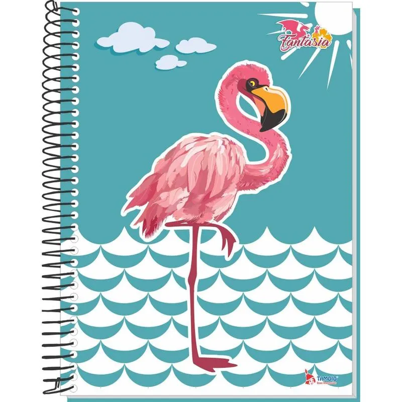 Fantasia Flamingo 200 Folhas
