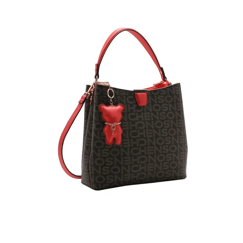Bolsa Feminina Chenson Monograma Fun de Mão CG83334 Café