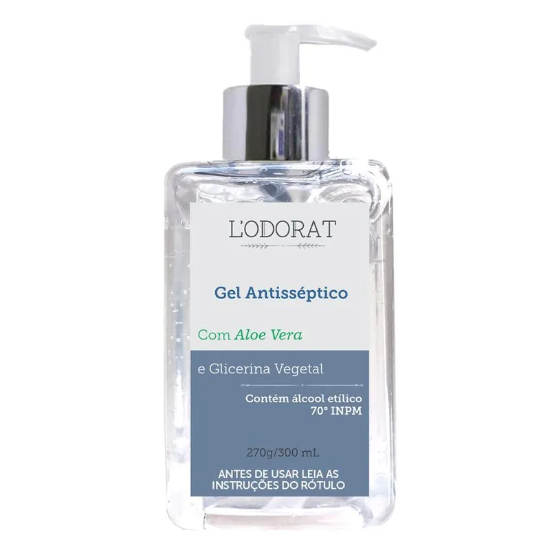 Álcool em Gel L’Odorat Aloe Vera 300ml