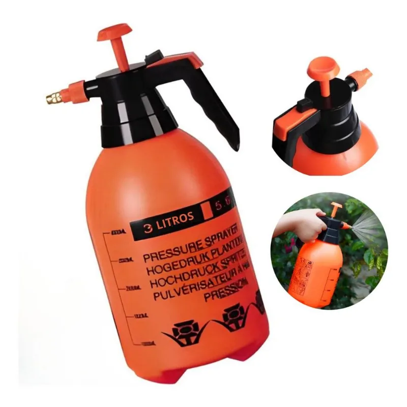 Pulverizador Borrifador Compressão 3 Litros Com Valvula