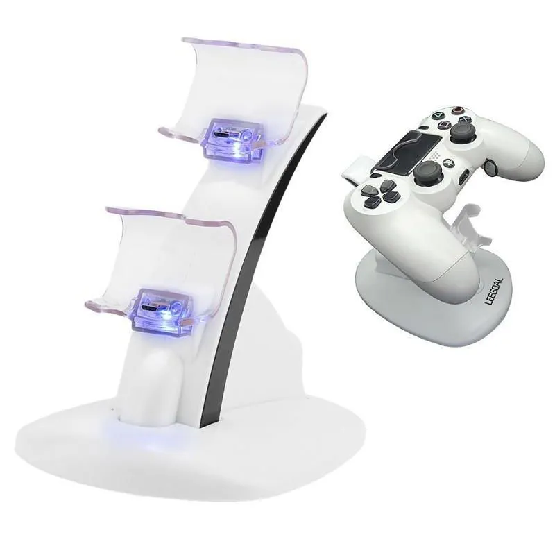 Carregador Duplo Para 2 Controle Playstation 4 Ps4 Base