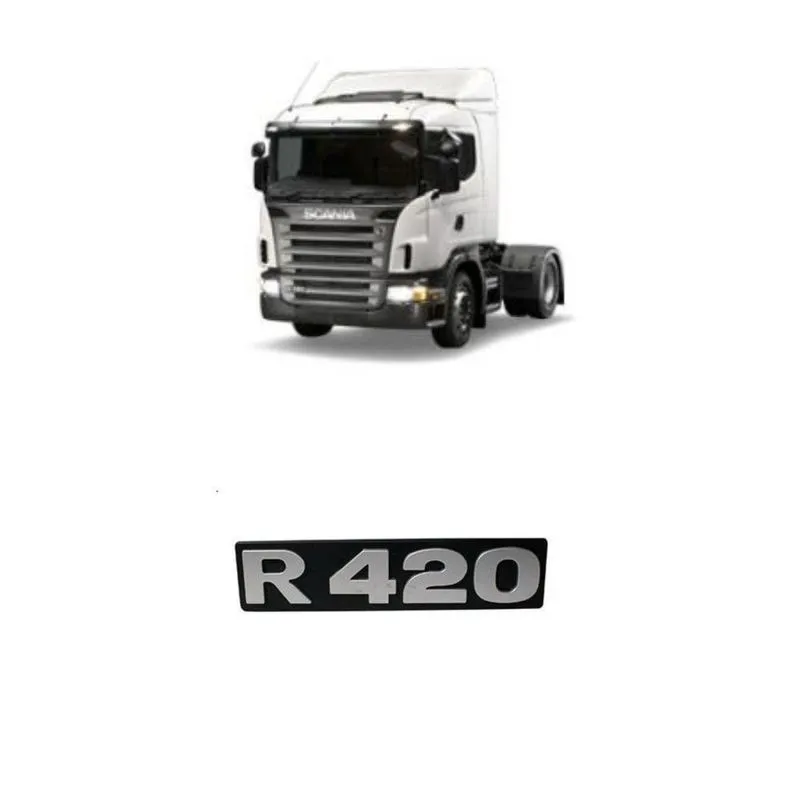 Emblema R420 1724053 Caminhão Scania Serie 4