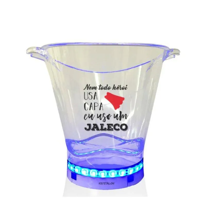 Balde De Gelo Com Led Criativo Profissional Da Saúde
