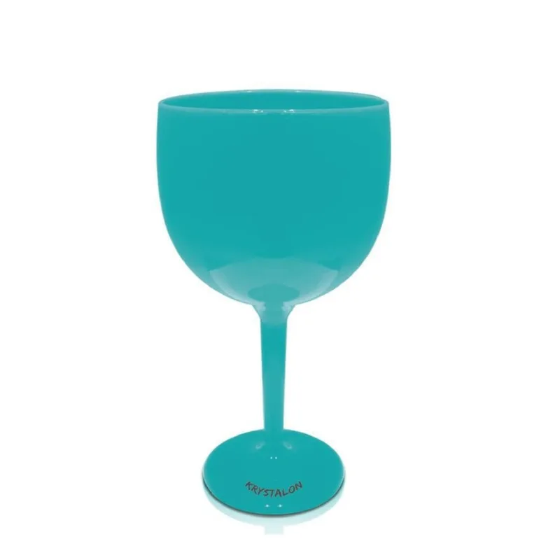 Taça Gin Azul Tiffany Acrílico Poliestireno