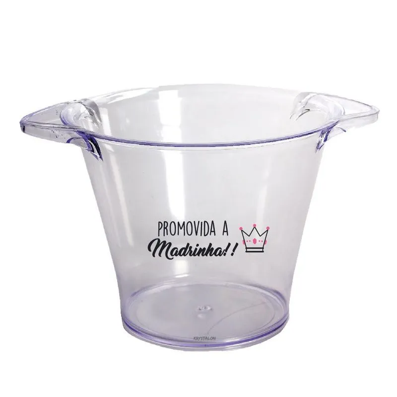 Balde De Gelo Personalizado Para Madrinha