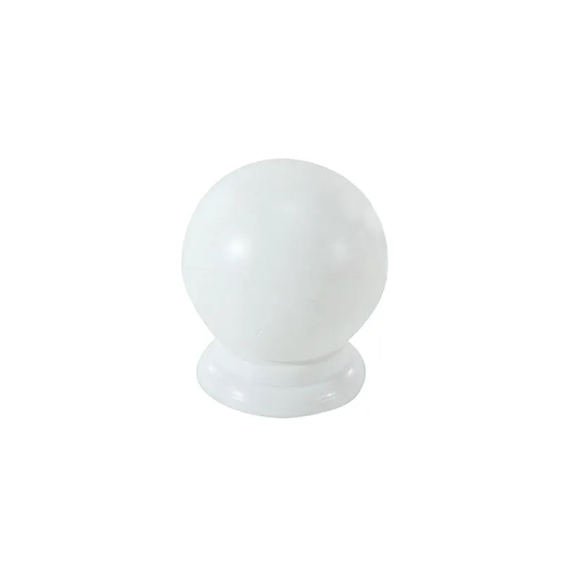 Puxador 75 Ponto Branco Com Verniz Gecele