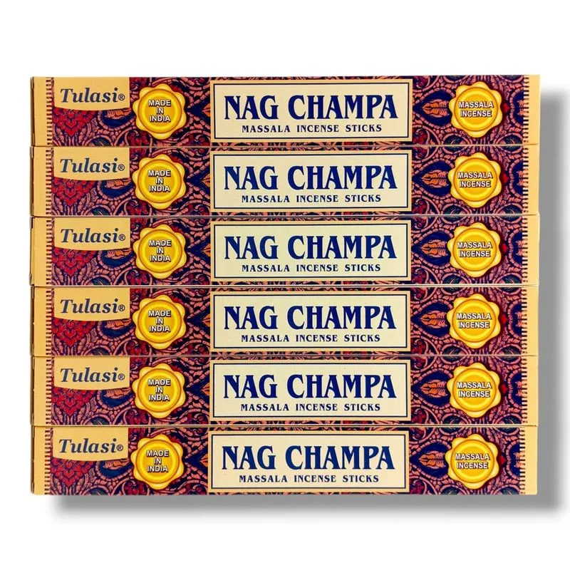 Kit Incenso Massala Tulasi Nag Champa com 6un