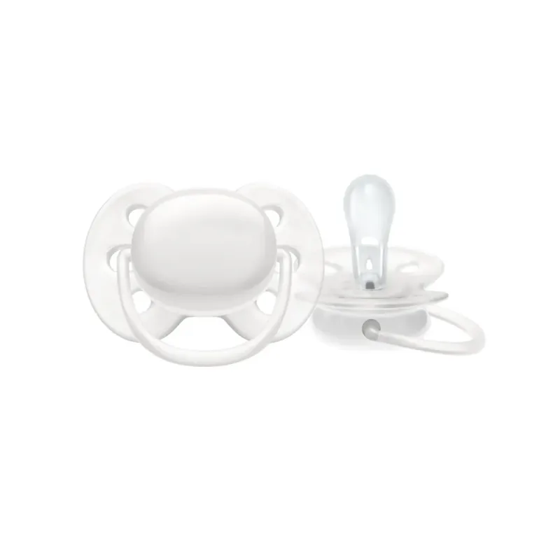 Chupeta Ultra Soft Individual 0 a 6 Meses Branca Philips Avent (SCF092/01)