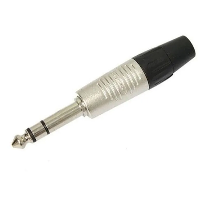 Plug P10 stereo niquelado RP3C rean