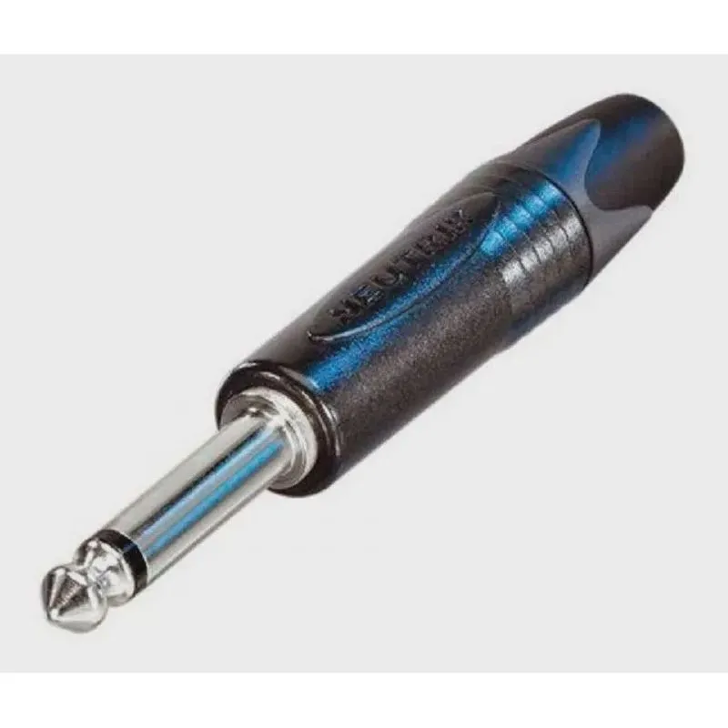 Plug P10 mono preto neutrik NP2X-BAG