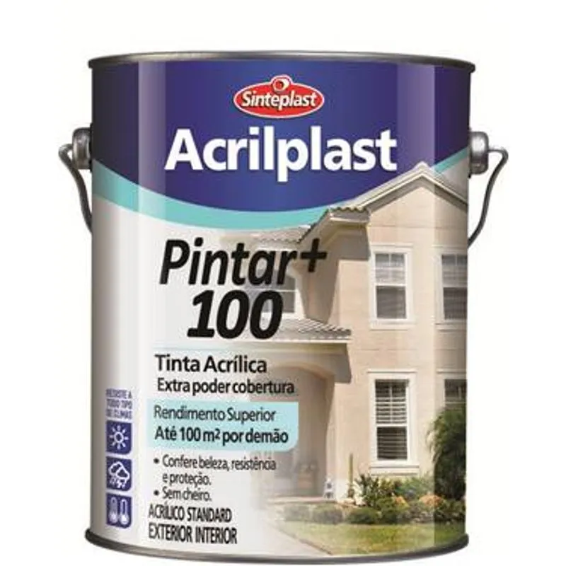 Tinta Acrílica Exterior/interior Acrilplast 3,6lt Fosca
