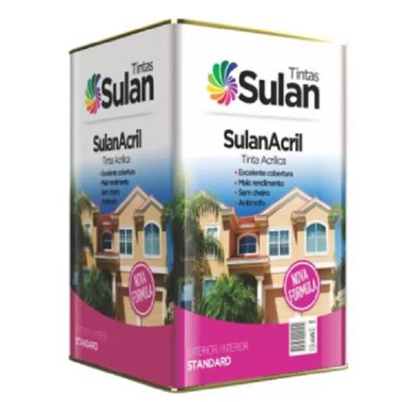 Tinta Acrílica Interior / Exterior Sulanacril 18 Lt