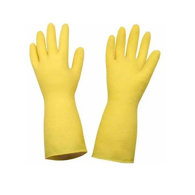 Luva Látex Impermeável Para Limpeza (1 Par) G