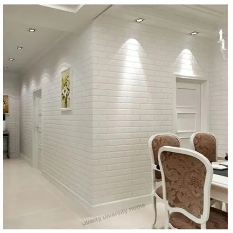 Painel 3d Revestimento De Parede Autocolante 70x76 Tijolinho