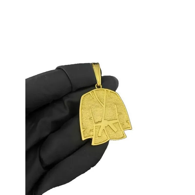 Pingente Kimono Faixa Preta G - Banhado A Ouro 18k