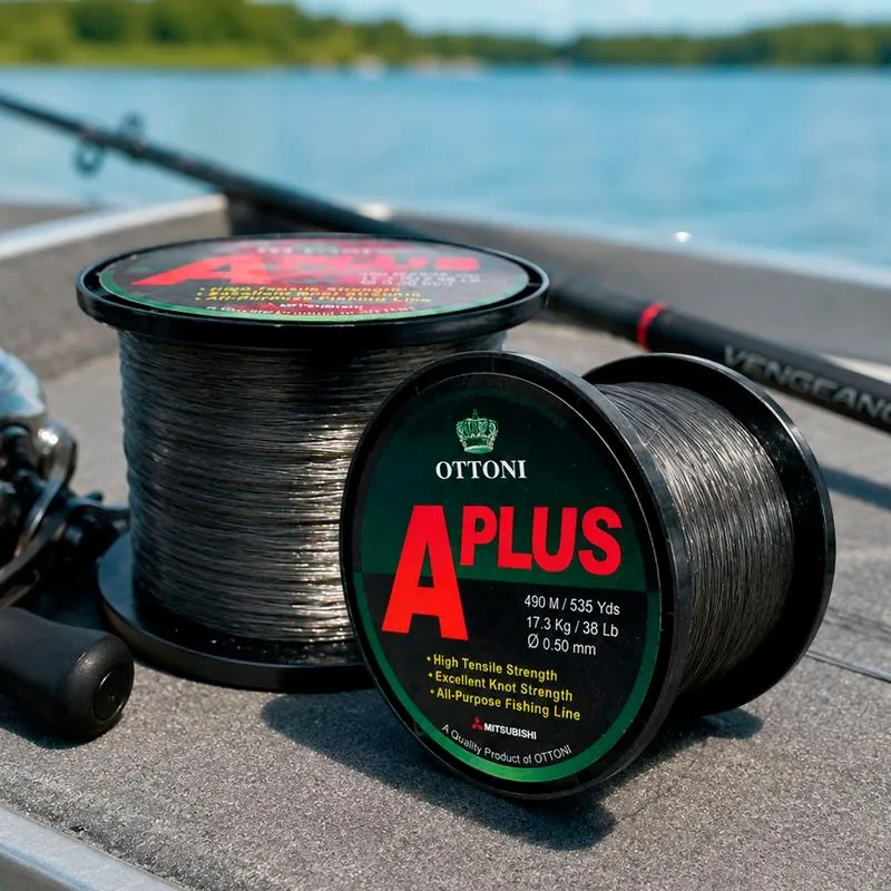 Kit 4 Linhas Pesca Ottoni Aplus 0,50mm 38lb 17,3k 490m