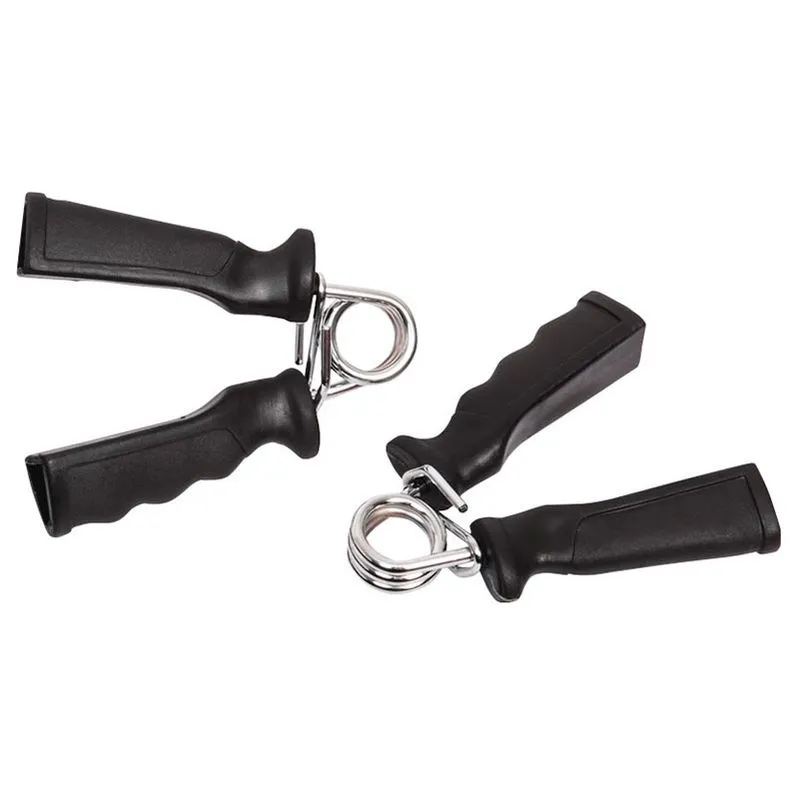 Hand Grip Rigido Aço Cromado Cor Preta 0044 Polimet