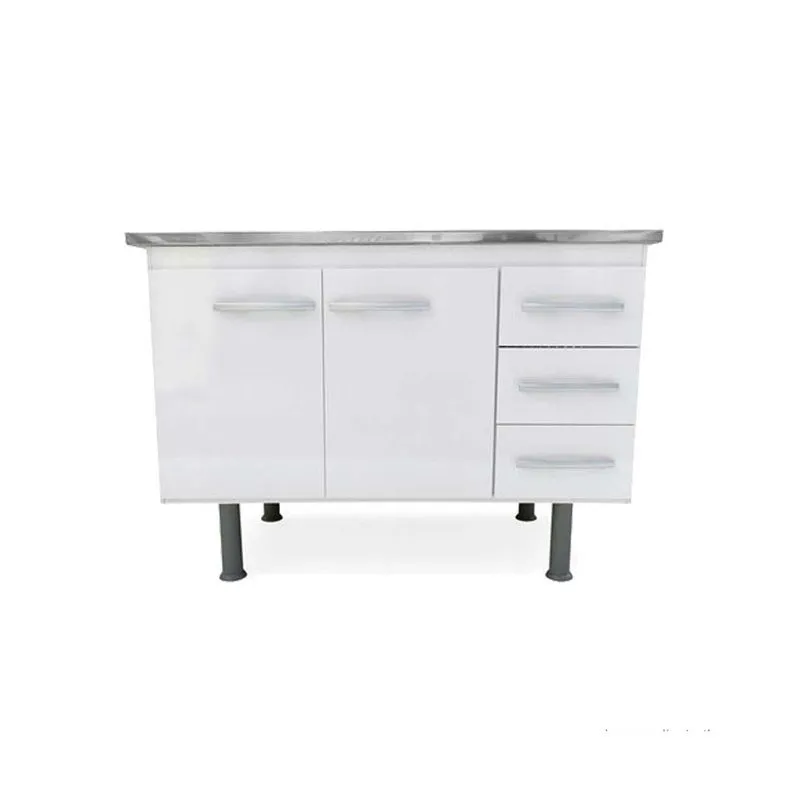 Gabinete de cozinha Sonic 120cm branco Bonatto