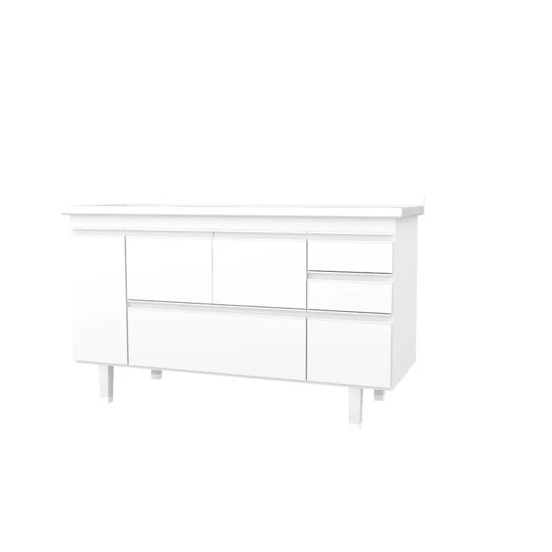Gabinete New Montreal p/ Pia 144x64x53cm Branco Fosco Bonatto