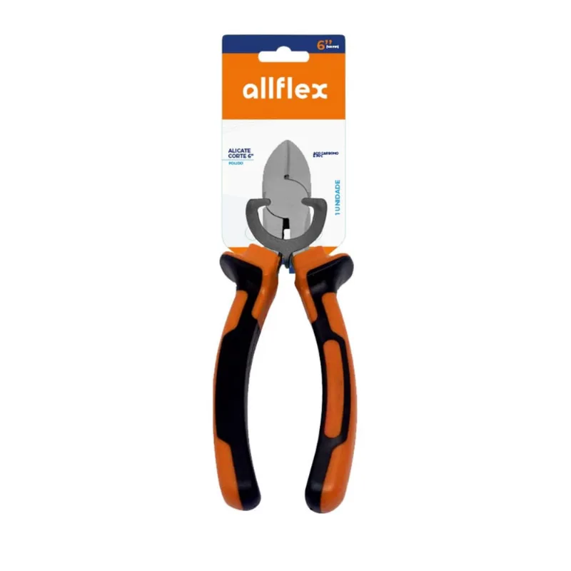 Alicate Corte Diagonal 6 Pol allflex Aço Carbono Polido